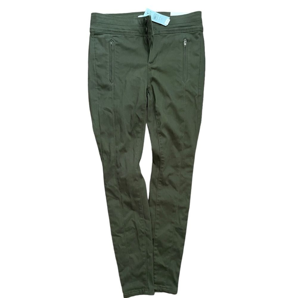 NWT Loft pants 24P high waist legging petite 00 sateen - Picture 2 of 8